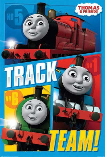 Thomas and Friends - Track Team Poster