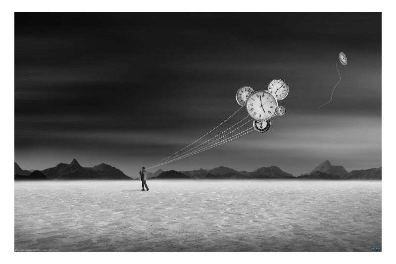 Time Keeper by Swarnendu Ghosh - Surrealism Art Poster