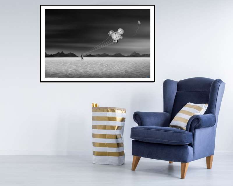 Time Keeper by Swarnendu Ghosh - Surrealism Art Poster