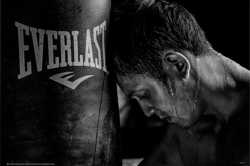 Tired ... by Rudolf Wungkana - Boxing Poster