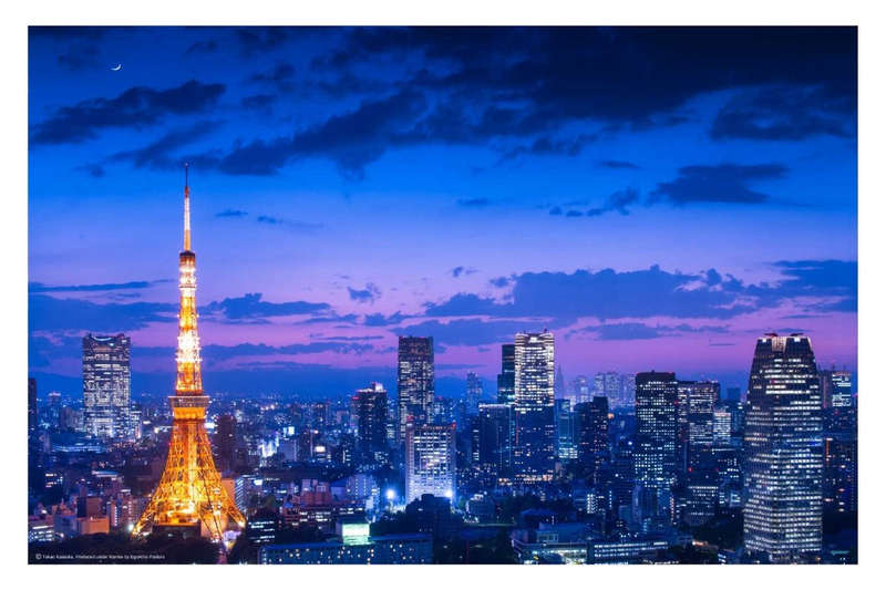 Tokyo at Night by Takao Kataoka - Location Photography Poster