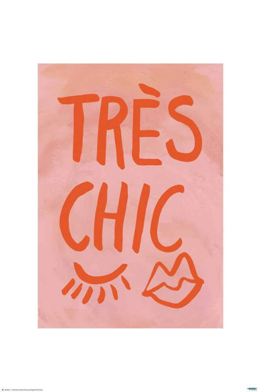 TrAus Chic Pink Frame - Art Poster