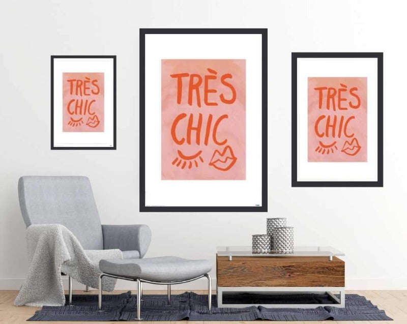 TrAus Chic Pink Frame - Art Poster