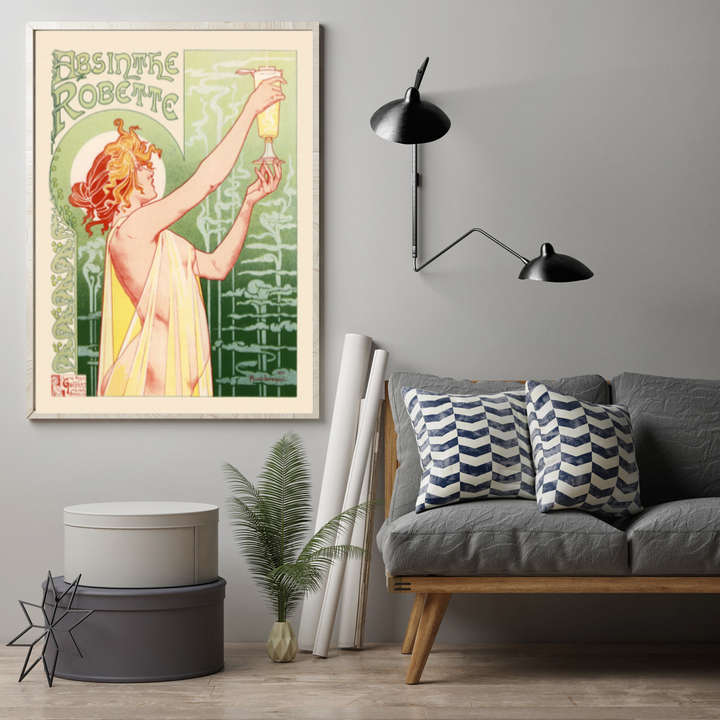Absinthe Robette by Henri Privat-Livemont - Art Nouveau Poster