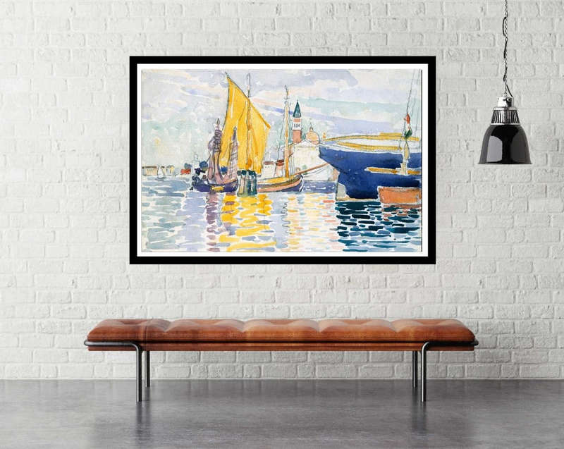 Venice - The Giudecca by Henri Edmond Cross- Art Poster