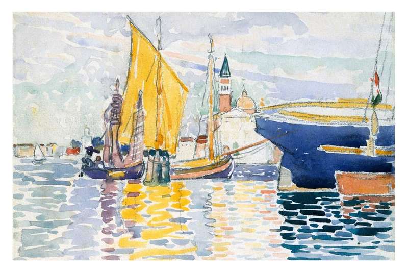 Venice - The Giudecca by Henri Edmond Cross- Art Poster