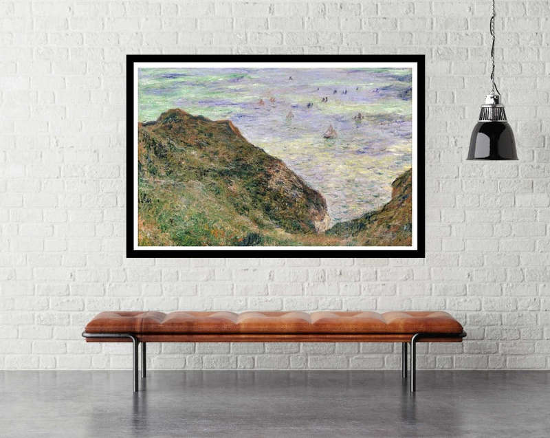 View Over the Sea (1882) by Claude Monet - Art Poster