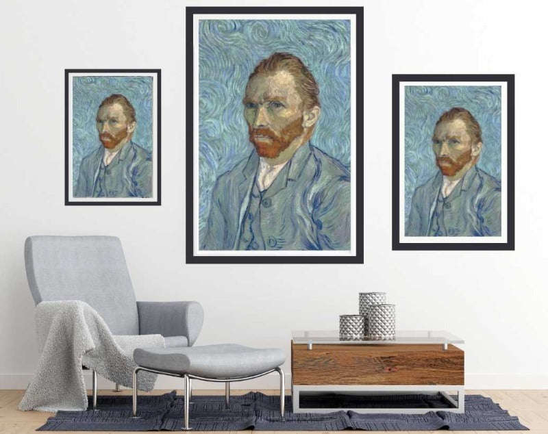 Vincent van Gogh's Self-portrait (1889) by Vincent van Gogh - Art poster