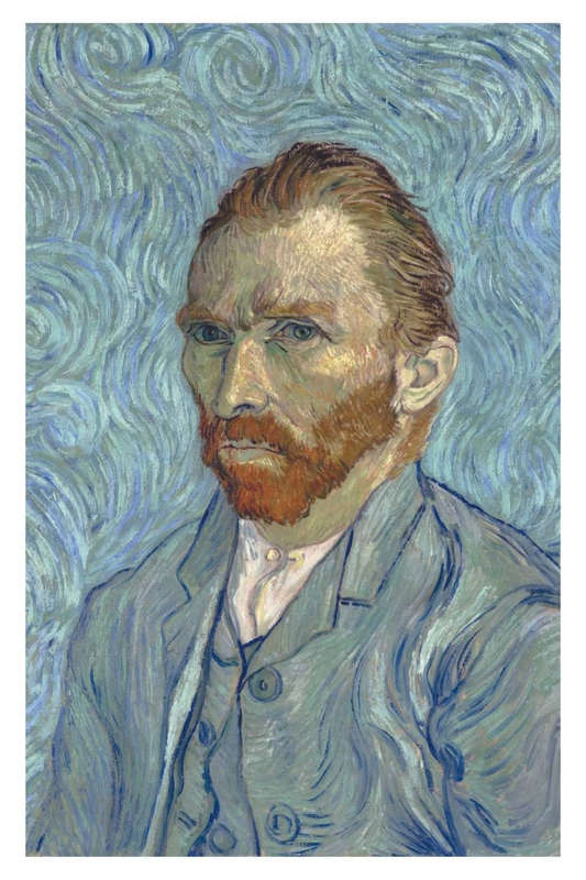 Vincent van Gogh's Self-portrait (1889) by Vincent van Gogh - Art poster
