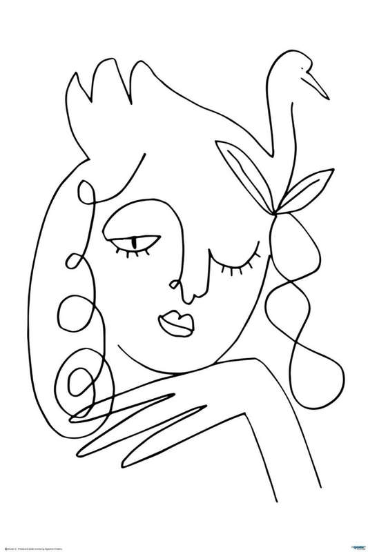 White Swan  - Art Poster