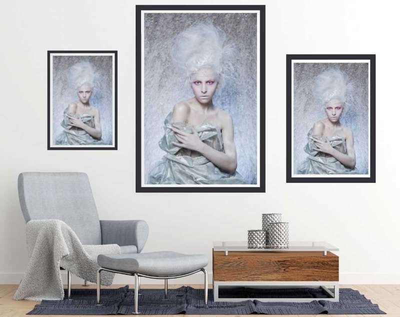 Winter Woman by Sergei Smirnov - Portrait Photography poster