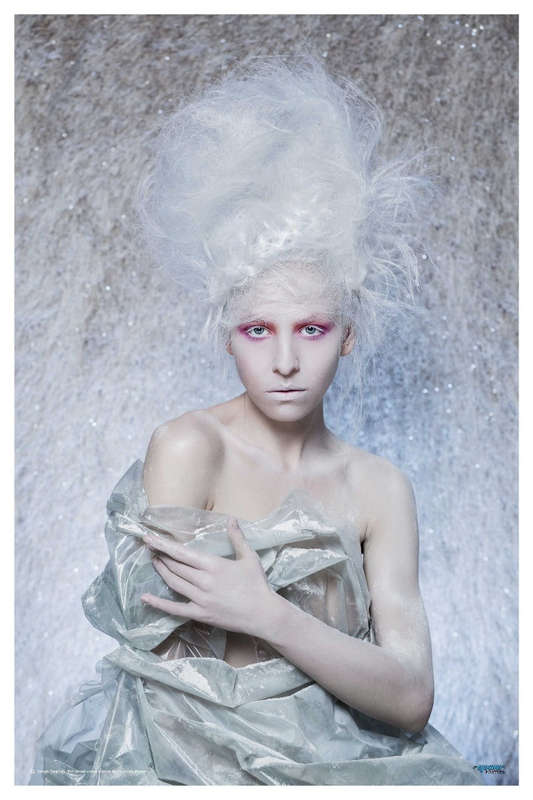 Winter Woman by Sergei Smirnov - Portrait Photography poster