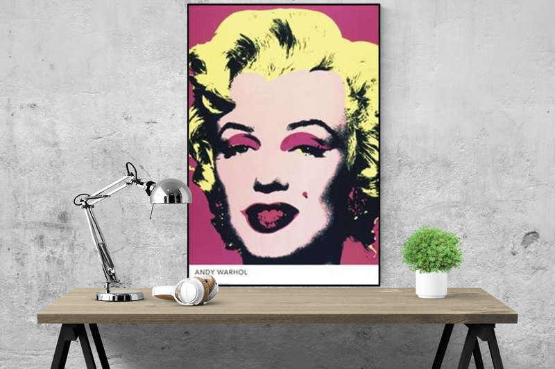 Marilyn by Andy Warhol - Poster