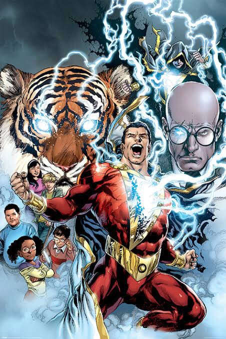 Shazam Comic Poster