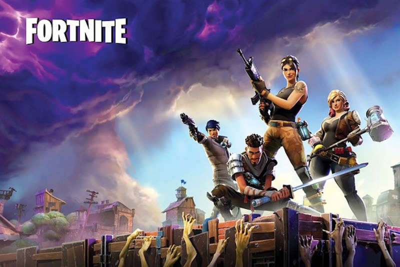 Fortnite Zombies Poster