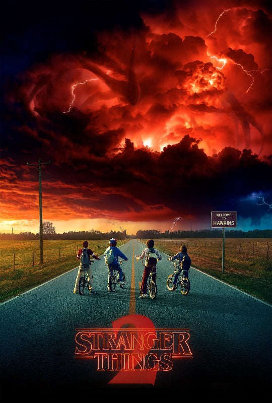 Stranger Things: Season 2 Red Cloud Poster