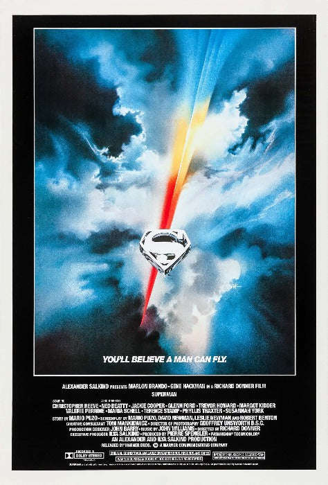 Imported Superman Movie Poster