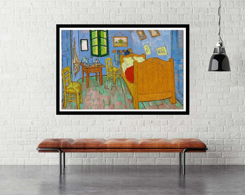 The Bedroom by Vincent van Gogh - Art poster