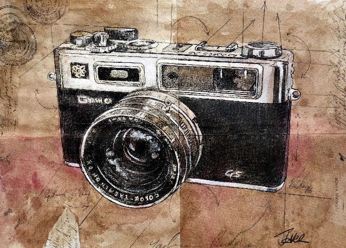 Loui Jover - Yashica Art Print