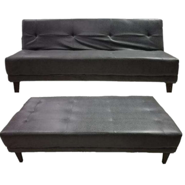 Sleek Sleeper Couch - Brown Spaza Suede / Single