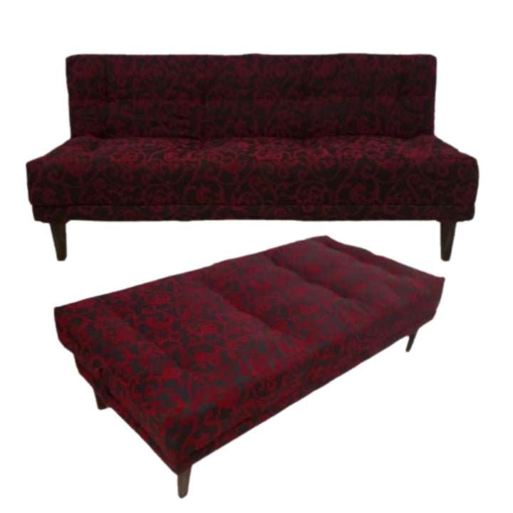 Sleek Sleeper Couch - Brown Spaza Suede / Single