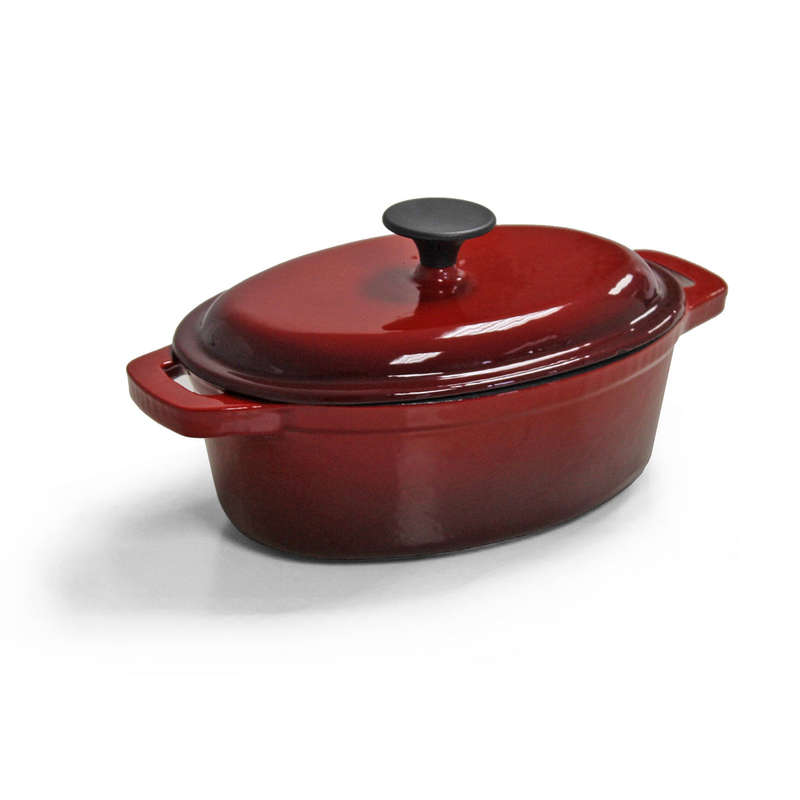 Cast Iron Set Fine - Classic 5pc - Red
