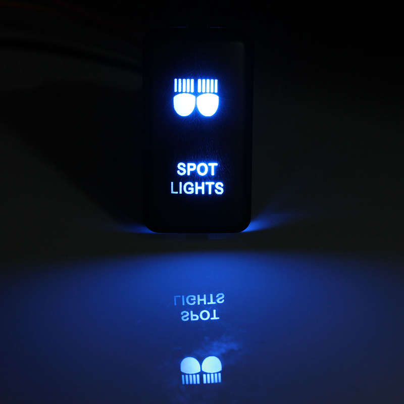 OEM Replacement LED Light Push Switch For Toyota Land Cruiser Hilux Prado FJ 12V