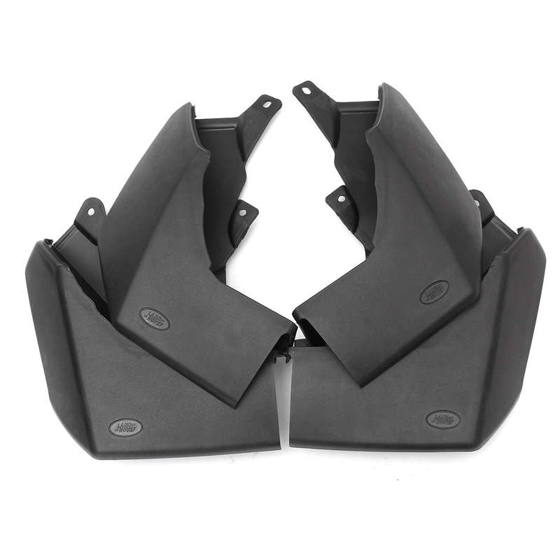 4pcs Black Plastic Front Rear Mud Guards For Land Rover Discovery 3 2004-2008