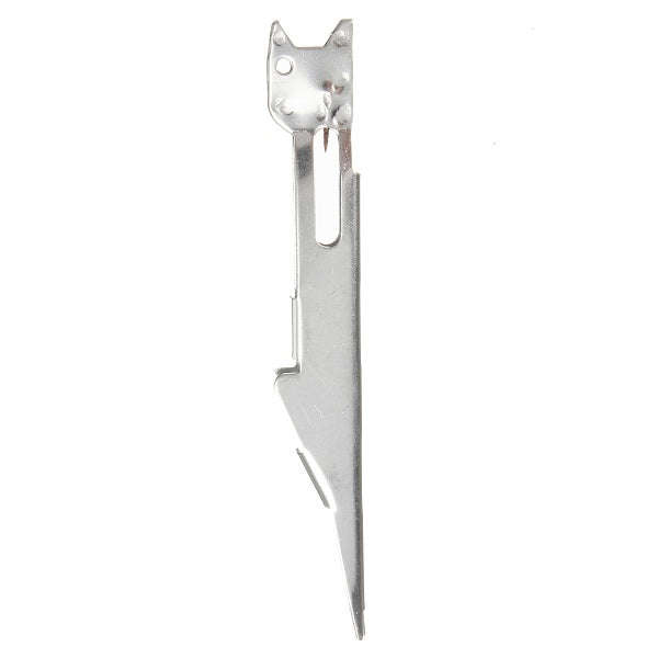Tie Fast Knot Tying Tool Fly Fish Fishing Line Tyer With Hook Eye Cleaner Silver