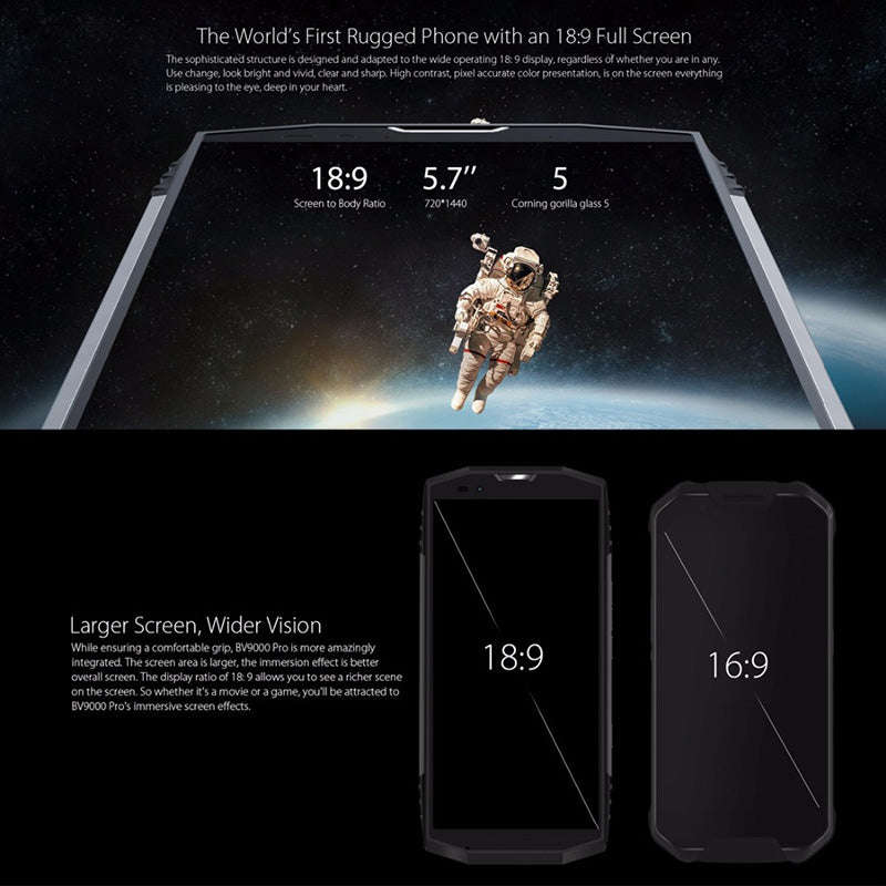 Blackview BV9000 Pro Rugged Phone (Grey)