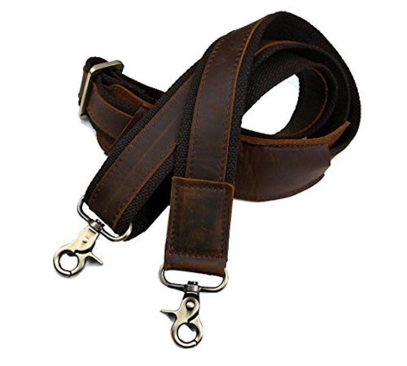 Marrone Leather Duffel Bag