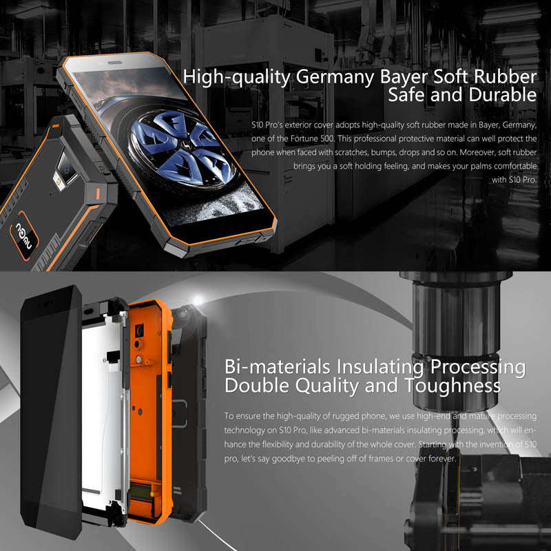 NOMU S10 Pro Android Phone (Black)