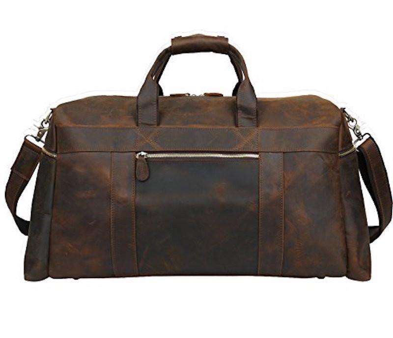 Marrone Leather Duffel Bag