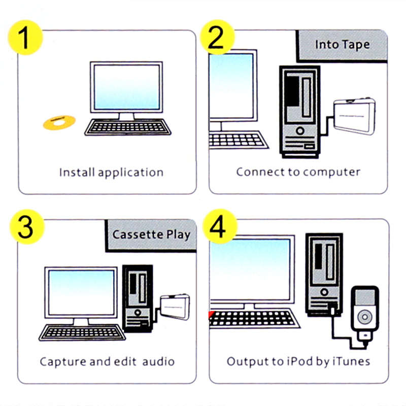 Cassette Tape-to-MP3 Converter