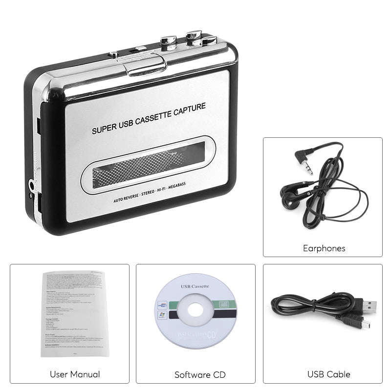 Cassette Tape-to-MP3 Converter