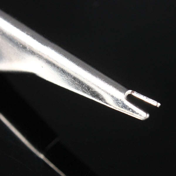 Tie Fast Knot Tying Tool Fly Fish Fishing Line Tyer With Hook Eye Cleaner Silver