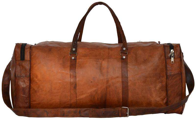 Best Ever Genuine Leather Duffel Bag - 20 inch