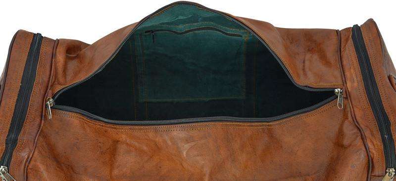 Best Ever Genuine Leather Duffel Bag - 20 inch