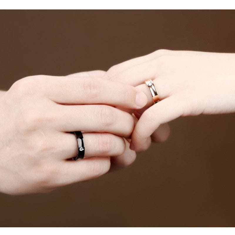 AZIZ BEKKAOUI Engraved Lover Wedding Rings For Men & Women - 7 / Male - Not engraved