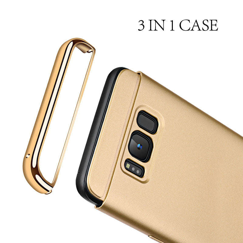 3 in 1 Plating Batman Shockproof Phone Cases For Samsung Galaxy Note ... - Gold / For Samsung Note 8