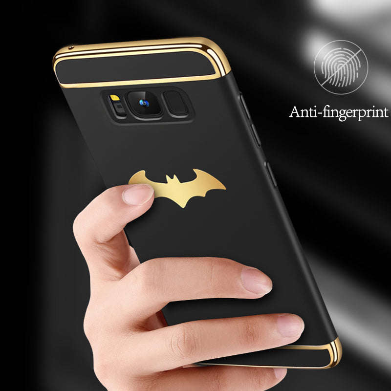 3 in 1 Plating Batman Shockproof Phone Cases For Samsung Galaxy Note ... - Gold / For Samsung Note 8