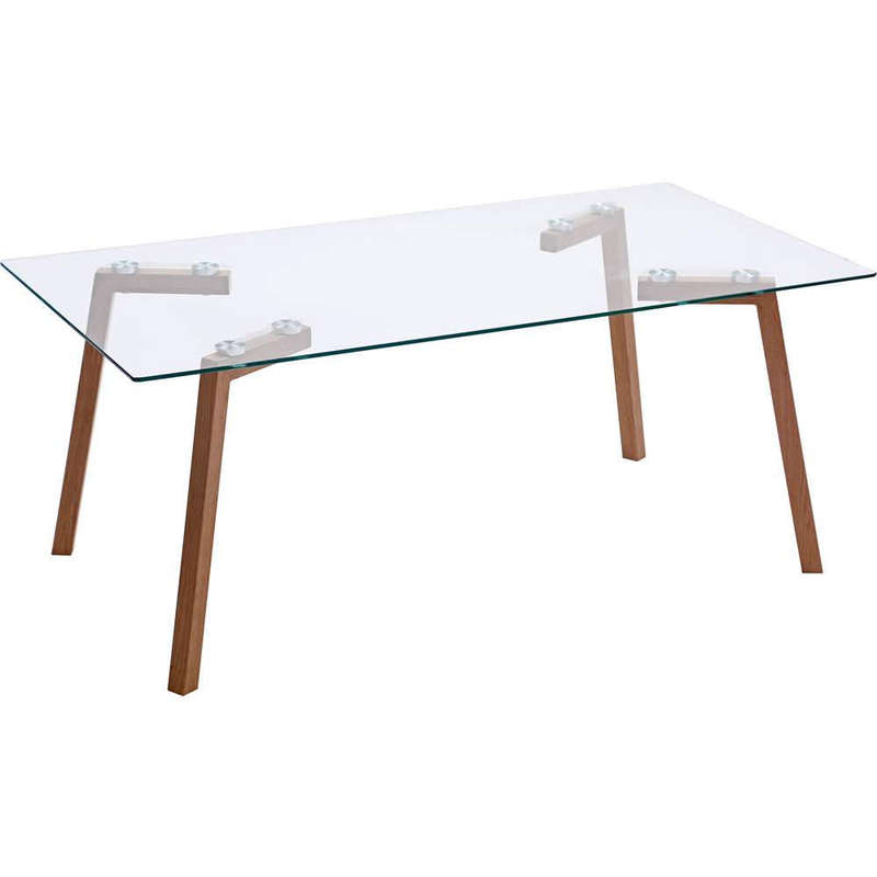 Castello Dining Table and Chair Set by CHG in Grey, Seats 6
