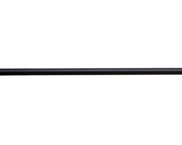 25MM STEEL CURTAIN ROD BLACK - 2.0M