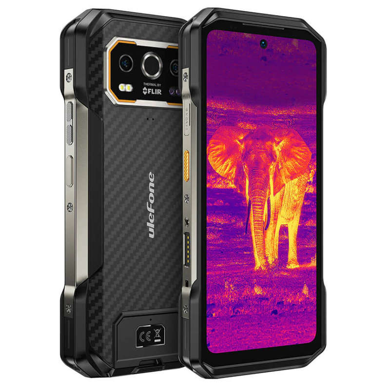Ulefone Armor 27T Pro Thermal Rugged Phone 12GB RAM 256GB ROM - Dual SIM - Black