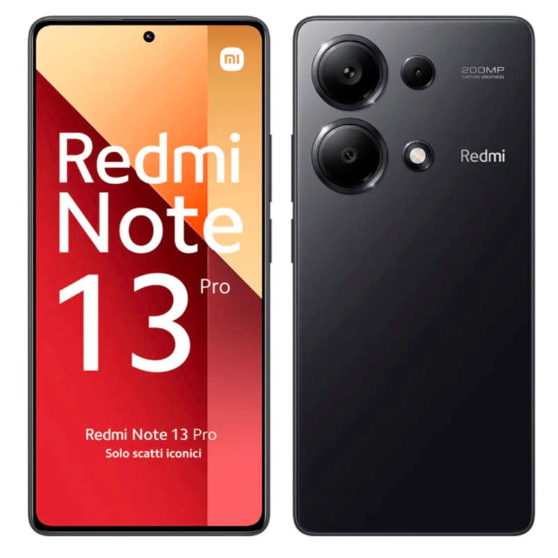 Xiaomi Redmi Note 13 Pro 8GB RAM 256GB ROM - Dual SIM - Midnight Black