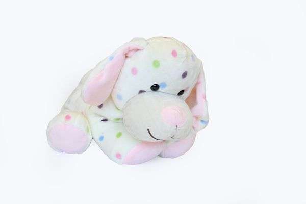 Dots & Spots Pink Dog Plush Toy