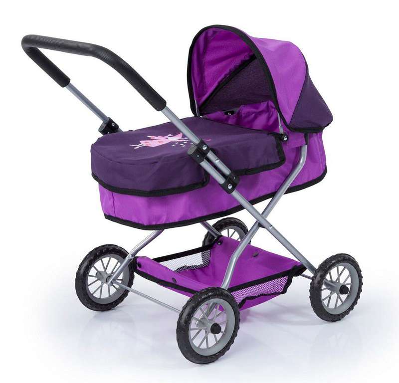 Bayer Smarty Doll's Pram - Purple