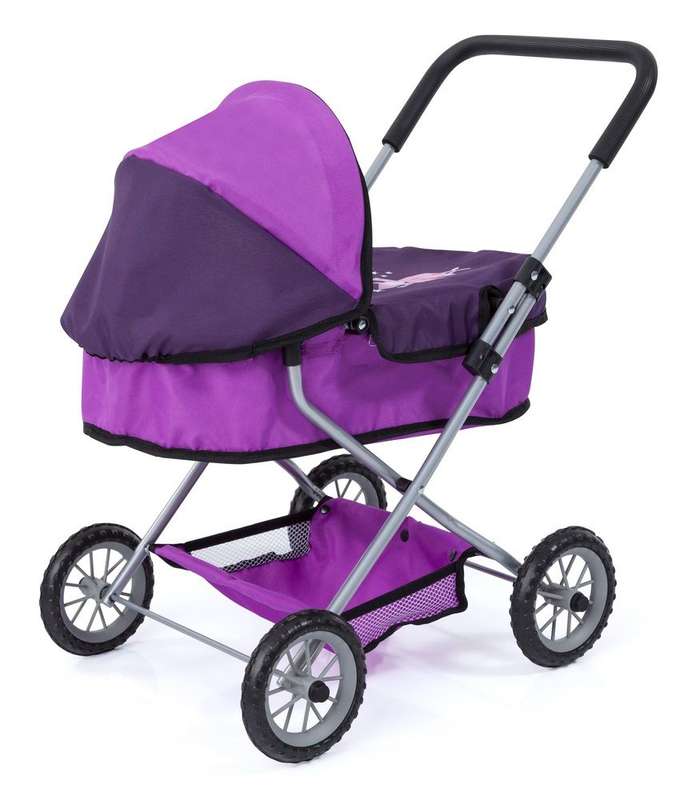 Bayer Smarty Doll's Pram - Purple