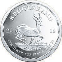 2018 1oz Fine-Silver Proof Krugerrand