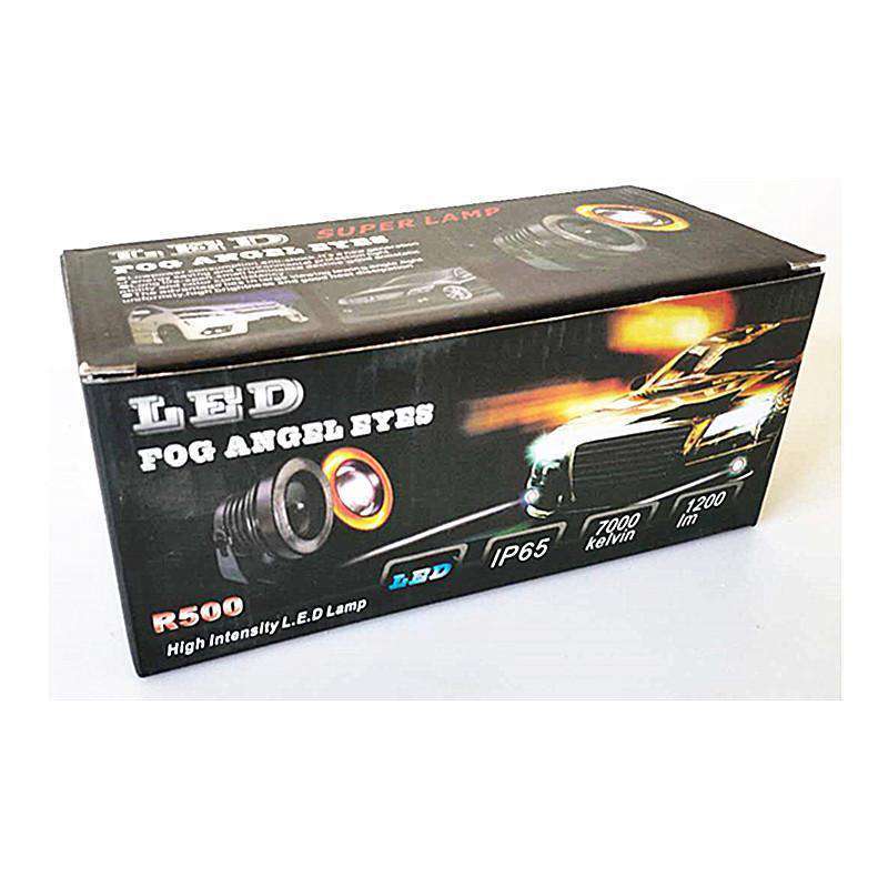 3,5 inch Halo Fog Lights, Blue Angel Eyes Lights COB Halo Rings